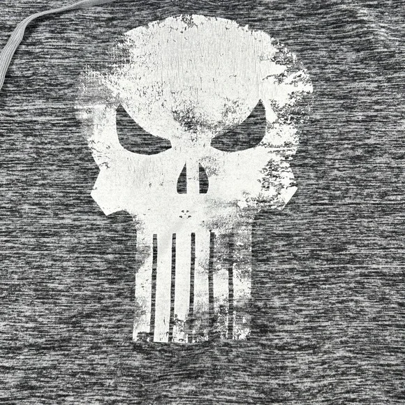 Marvel Punisher Skull Symbol Men Hoodie With Drawstring And Pockets Size XL - Picture 3 of 11